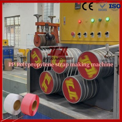 Screw Loader Fully Automatic PLC Control PP Strap Making Machine Packing Strap PP Strap Band Making Machinery