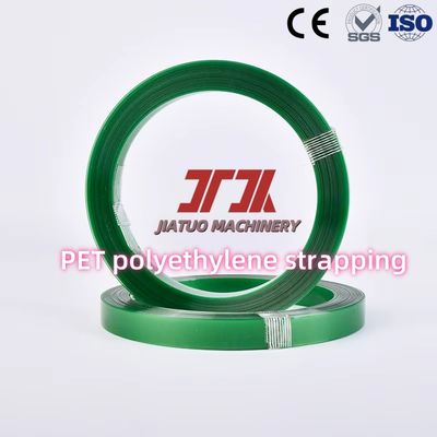 High Strength Embossed Plastic PET Strap Heavy Duty Manual And Automatic 350-950kgf
