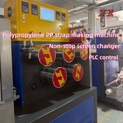 Ayarlanabilir Çember Gerginliği ve Çift İstasyonlu Sarıcı ile PLC Kontrollü PP Çemberleme Bandı Üretim Hattı