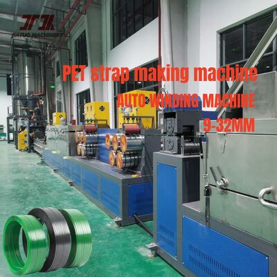 150m/min hızlı evcil hayvanlar için kemer kayış üretimi hattı Otomatik sarma makinesi ile