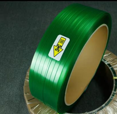 Polyester Strapping Plastic Packing Belt Steel Green embossing PET Hand Belt 9-32mm