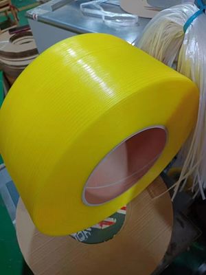 PET Plastic Packing Belt Embossed Colorful Polypropylene Strapping Band