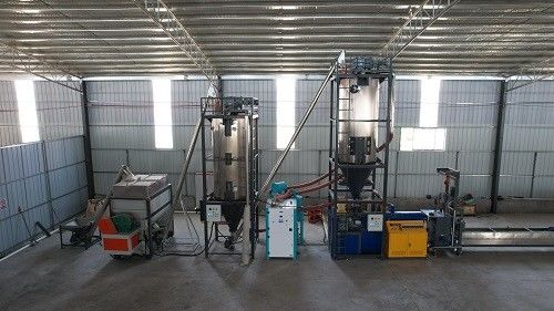Auto 400kg/H PET Strap Making Machine 19mm Width Strapping Band Extruder With PLC Control