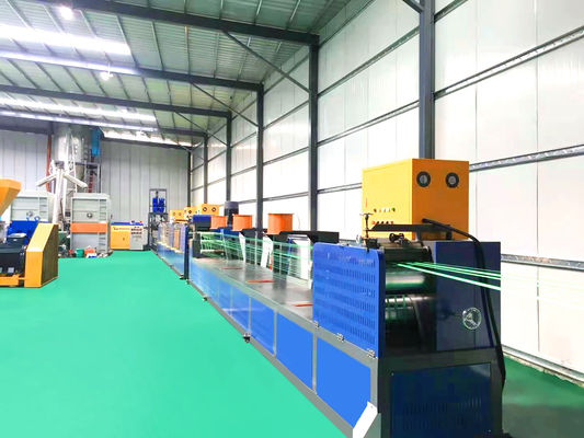 Tensile Strength 850kgs Plastic PET Strap Making Machine Production Line