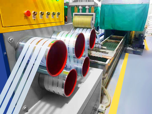 Screw dia 90mm PET Plastic Packing Belt Making Machine Two Way Cylinder