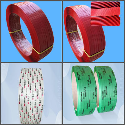 9-32mm Customized Plastic PET Packaging Belt Strapping With Excellent Strength And Good Flexible