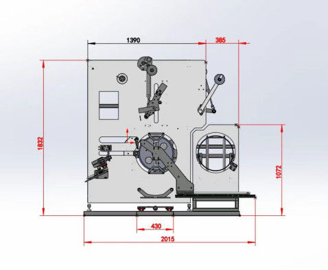 9 - 32mm Width Strapping Band Winding Machine For PP PET Strap