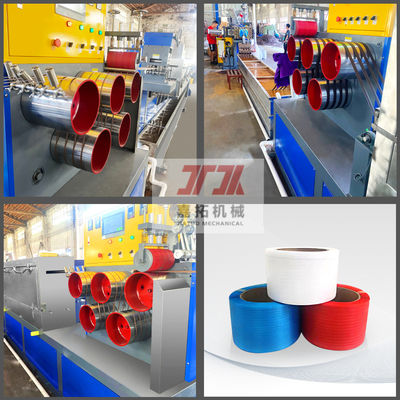 High Efficiency Recycled PP Strap Band Production Machine 2 Straps Output 20%-30% Energy
