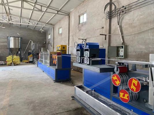 Plastic Machinery PP Strapping Tape Extrusion Line PP Strapping Tape Making Machine with Adjustable Speed