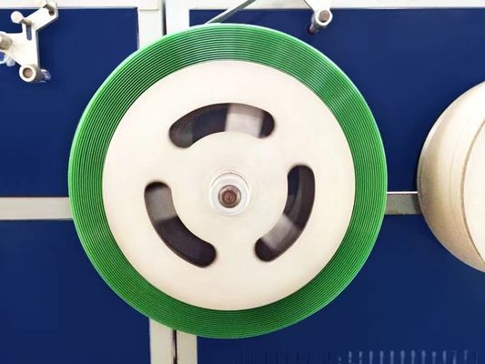 Green Embossed Pallet Strapping Belt Clip / Hot Melt Locking