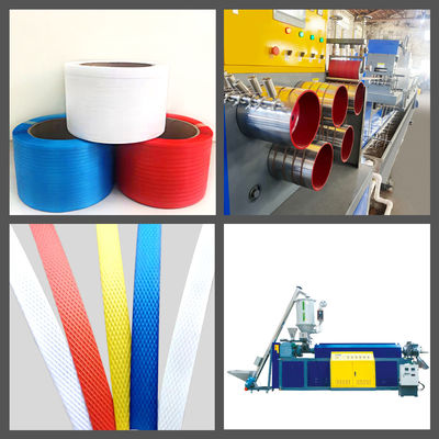 Customized PP Strap Extruder PLC Touch Screen Control Three Phase 380v/50Hz