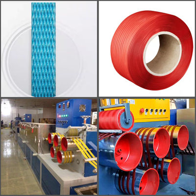 200kg/H PP Strap Band Extrusion Line 3.6*1.2*4M PP Packing Belt Machine