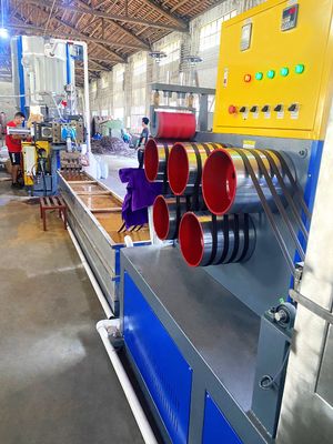 100% Recycled Material PP Strap making Machine 110mm Single Screw Diameter with PLC