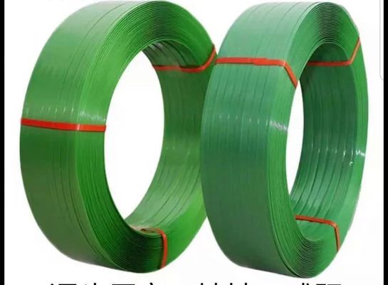 PET plastic steel packing belt, Strap With: 9-32mm, strap thickness: 0.6-1.2mm, PET binding belt, green packing belt