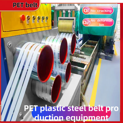 High-speed PET belt production line, neatly wound, line speed 150-250 m/min
