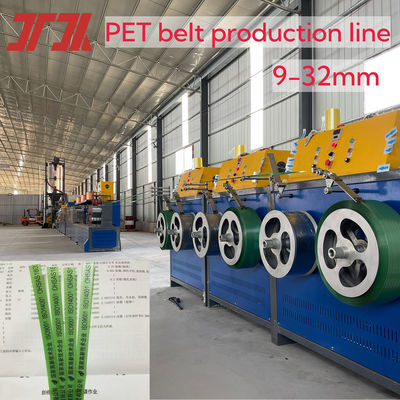 Three Output PET Strap Extrusion Line With Automatic Winder PET Bottle Flake