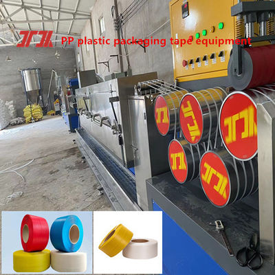 Plastic Machinery Single And Twin Screw PP Plastic Belt Production Line PP Extruder 5-19mm Width
