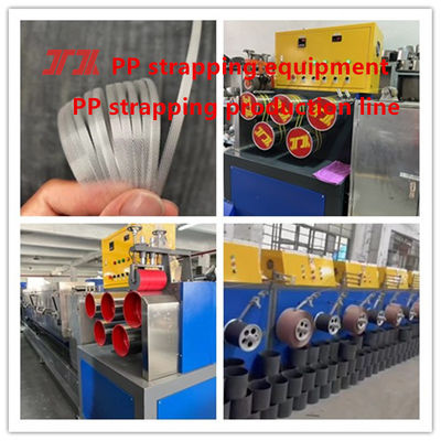 PP Extruder PP Strapping Production Line PP Strapping Equipment PLC Control System