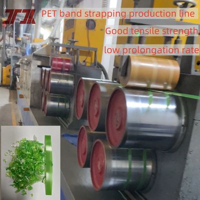 Plastic PET Polyester Strapping Belt Tape Band Extruder Making Machine with automatic winder