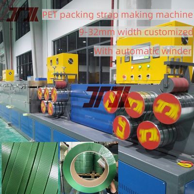 500KG/H Capacity PET Strap Production Line With Automatic Winder And Strong Strength For Packaging