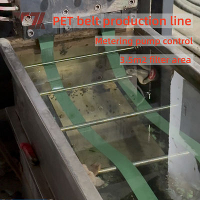 110mm Single Screw PET Strap Extrusion Line With PLC Control And Automatic Winder