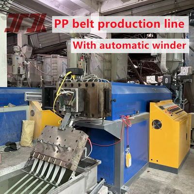 100% Recycled Material Use PP Belt Production Line With Small Tolerance Of Width Thickness Longer Length And Tension Strength