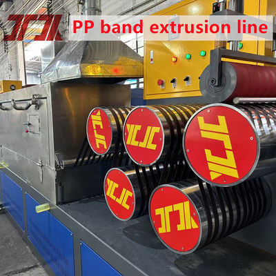 200 Kg/H Double Screw PP Packing Belt Strap Manufacturing Extrusion Making Machine With Double Screen Changer