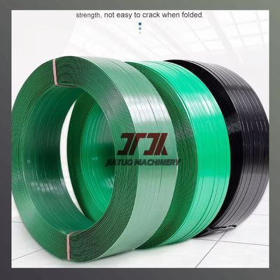 Green Color Customized Strapping Band Pet Plastic Packing Belt With High Tension Strength