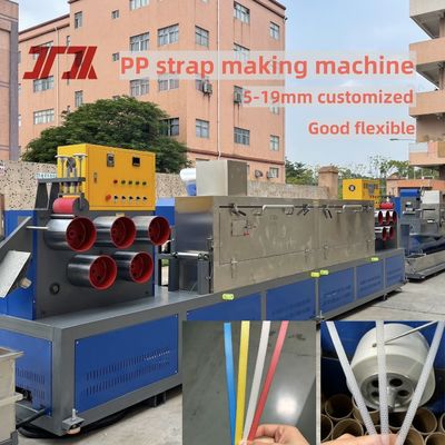 260kg/H Plastic Polypropylene PP Strap Band Extrusion Line make Auto Packaging strap good flexible