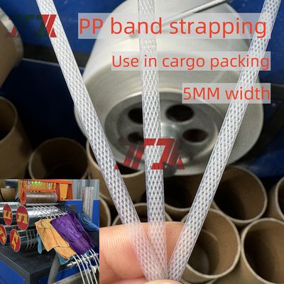 PLC Control Automatic PP Strap Band Extrusion Line With 125mm Screw Material 350-380kg/H Good Straightness And Good Flexible