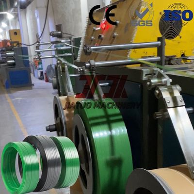 Green Strap Recycled Making Machine PET Packing Belt Strap Production Line With PLC Control System And Strong Tension