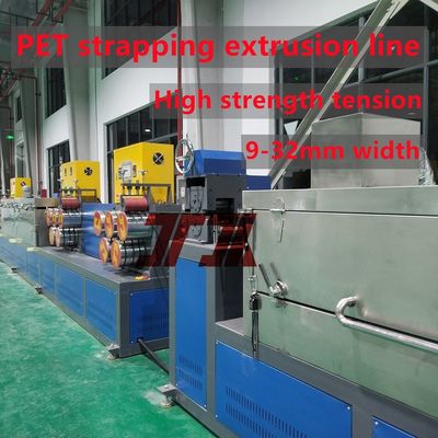 PET Packing Strap Extrusion Machine with 5000L drying barrel and PLC control system
