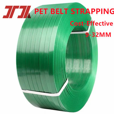 Pet Strap Band Roll Green embossing Packing Belt Strapping 1608 PET Packing Straps