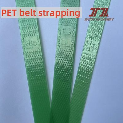 High Strength Embossed Plastic PET Strap Heavy Duty Manual And Automatic 350-950kgf
