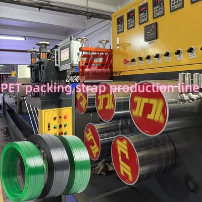 9-32mm Customized PET Strap Band Extrusion Line With Unique Design Screw And Larger Filter System