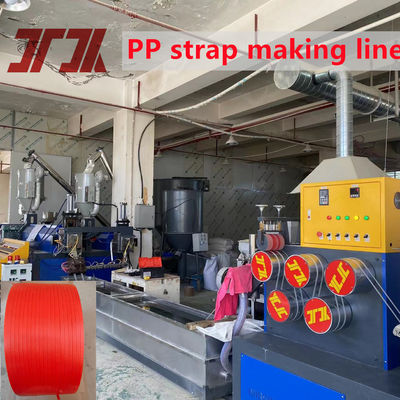 Plastic Extruder 5-19mm PP Strap Production Line with Schneider Switch and non-stop screen changer