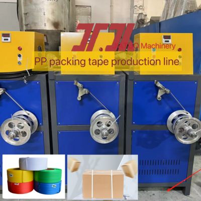 5-19 mm PP packing belt machine, single-screw PP strap band extrusion line PLC controlled machine