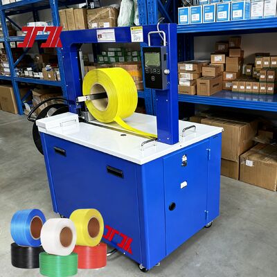 Fully Automatic PP Strapping Carton Box Strapping Packing Machine For 5-19mm Width Packing Belt