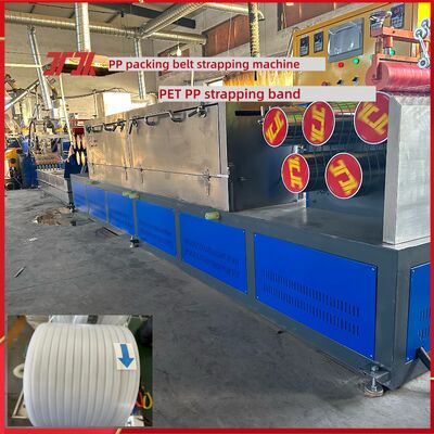 PET PP Strap Making Machine, Single Screw PP strapping equipment with automatic winding machine