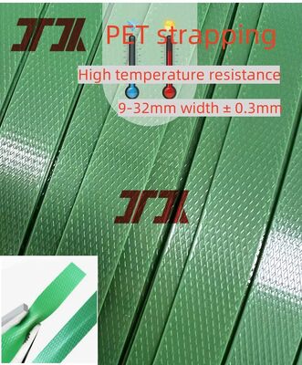 9-32mm Durable PET Polyester Green Packing Strapping Band Pet Plastic Packing Strap
