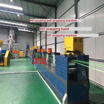Efficiency Pet Strap Making Machinery Packing Belt Production Line With 3.5m2 Filter