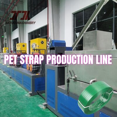 Single Screw PET Plastic Strap Production Line Making Packing Belt Strap With 150m/min Line Speed 