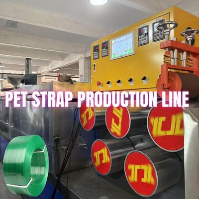 PET Packing Strapping Band Tape Belt Making Production Line With Synthetic Fiber Filter