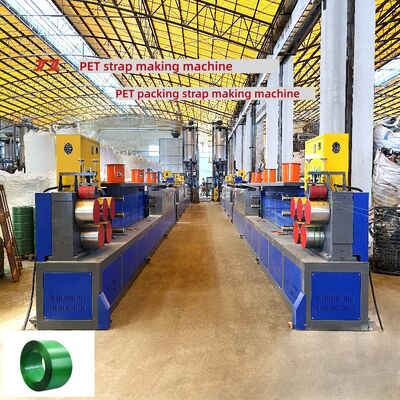 High-Strength PET Strapping Machine 16mm PET Strapping Production Line with PLC Control