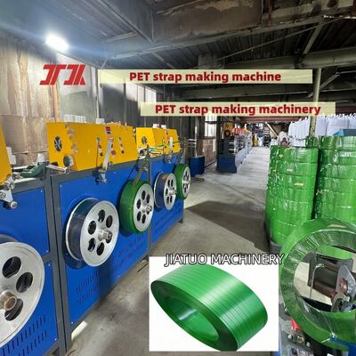 PET strapping production line 9-25mm PET Strap Making Machine Production Line with 100% PET bottle flakes