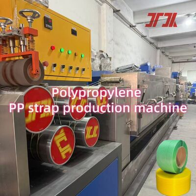 Yüksek Verimli 5 mm PP Paketleme Çemberi Üretim Ekipmanı Otomatik Kontrollü PP Çember Yapma Makinesi