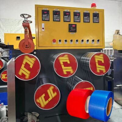 Yüksek Verimli 5 mm PP Paketleme Çemberi Üretim Ekipmanı Otomatik Kontrollü PP Çember Yapma Makinesi