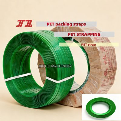 High-speed 16mm Green PET packaging straps PET plastic steel straps PET packaging belt