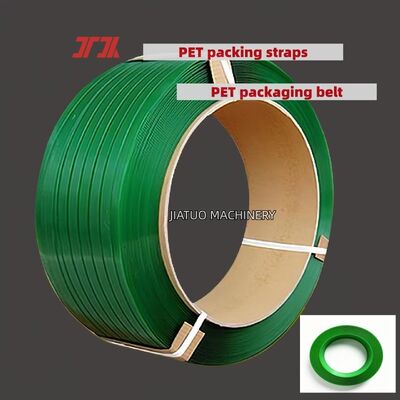 Automatic PET strapping belt green 9 to 25 mm PET packing belt with smooth and even surface
