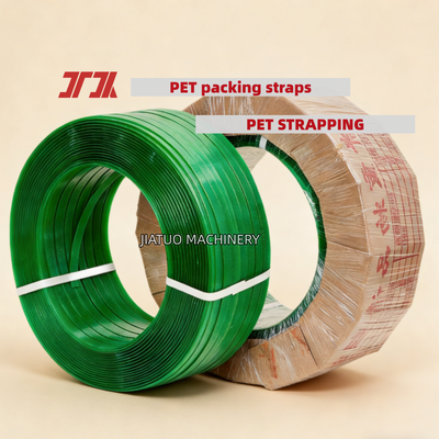 High-speed PET packaging belt 16mm PET plastic steel belt for 300-1500KG pull